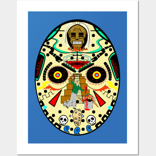 Aztec Jason Mask Alternate Posters and Art